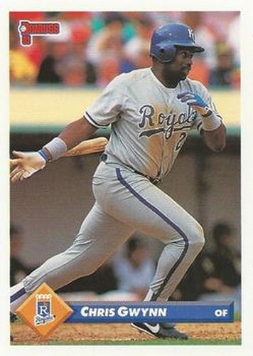 #657 Chris Gwynn - Kansas City Royals - 1993 Donruss Baseball