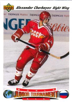#657 Alexander Cherbayev - CIS - 1991-92 Upper Deck Hockey