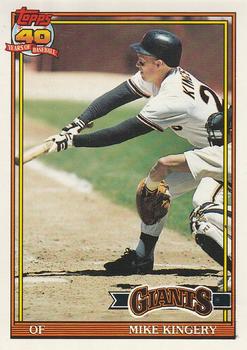 #657 Mike Kingery - San Francisco Giants - 1991 O-Pee-Chee Baseball
