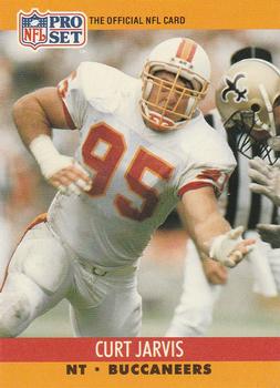 #657 Curt Jarvis - Tampa Bay Buccaneers - 1990 Pro Set Football