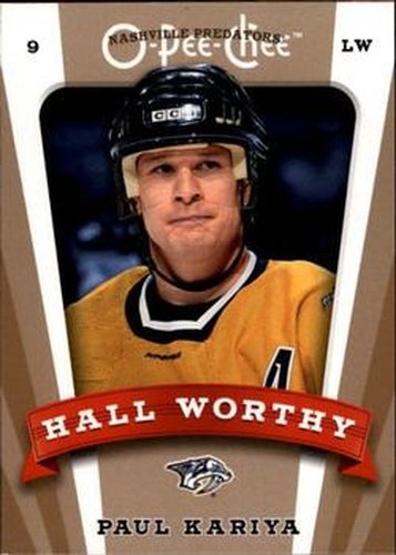 #657 Paul Kariya - Nashville Predators - 2006-07 O-Pee-Chee Hockey