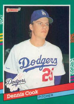 #657 Dennis Cook - Los Angeles Dodgers - 1991 Donruss Baseball