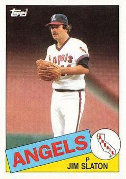 #657 Jim Slaton - California Angels - 1985 Topps Baseball