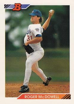 #657 Roger McDowell - Los Angeles Dodgers - 1992 Bowman Baseball