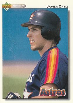 #657 Javier Ortiz - Houston Astros - 1992 Upper Deck Baseball