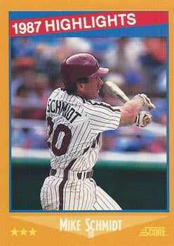 #657 Mike Schmidt - Philadelphia Phillies - 1988 Score Baseball