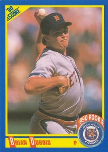 #657 Brian DuBois - Detroit Tigers - 1990 Score Baseball