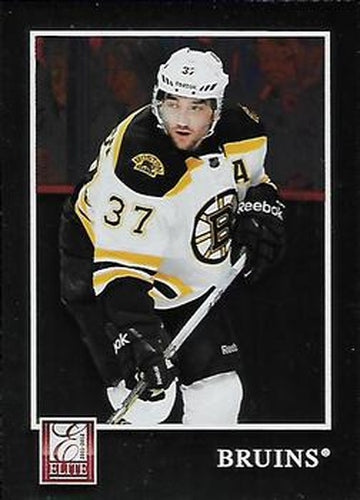 #17 Patrice Bergeron - Boston Bruins - 2011-12 Panini Elite Hockey