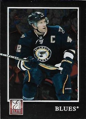 #22 David Backes - St. Louis Blues - 2011-12 Panini Elite Hockey