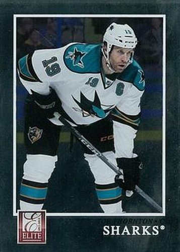 #24 Joe Thornton - San Jose Sharks - 2011-12 Panini Elite Hockey