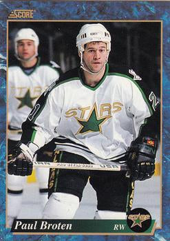 #658 Paul Broten - Dallas Stars - 1993-94 Score Canadian Hockey