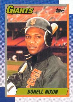 #658 Donell Nixon - San Francisco Giants - 1990 O-Pee-Chee Baseball