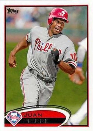 #658 Juan Pierre - Philadelphia Phillies - 2012 Topps Baseball