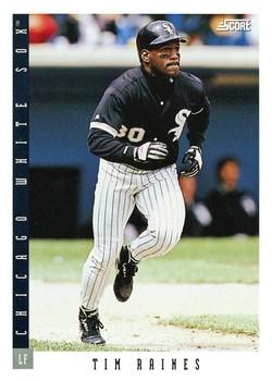 #658 Tim Raines - Chicago White Sox - 1993 Score Baseball