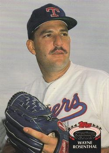 #658 Wayne Rosenthal - Texas Rangers - 1992 Stadium Club Baseball