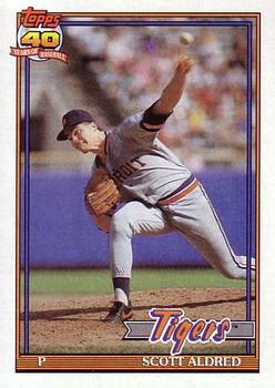 #658 Scott Aldred - Detroit Tigers - 1991 O-Pee-Chee Baseball