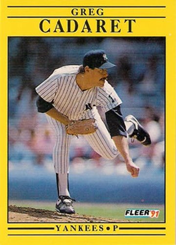 #658 Greg Cadaret - New York Yankees - 1991 Fleer Baseball