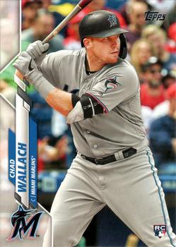 #658 Chad Wallach - Miami Marlins - 2020 Topps Baseball