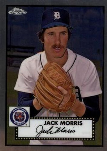 #658 Jack Morris - Detroit Tigers - 2021 Topps Chrome Platinum Anniversary Baseball