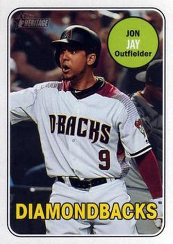 #658 Jon Jay - Arizona Diamondbacks - 2018 Topps Heritage Baseball