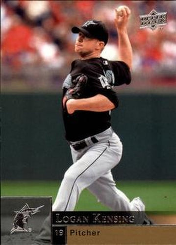 #658 Logan Kensing - Florida Marlins - 2009 Upper Deck Baseball