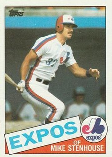#658 Mike Stenhouse - Montreal Expos - 1985 Topps Baseball