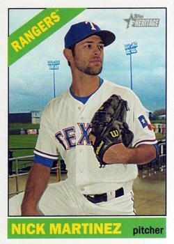 #658 Nick Martinez - Texas Rangers - 2015 Topps Heritage Baseball