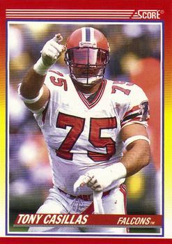 #658 Tony Casillas - Atlanta Falcons - 1990 Score Football