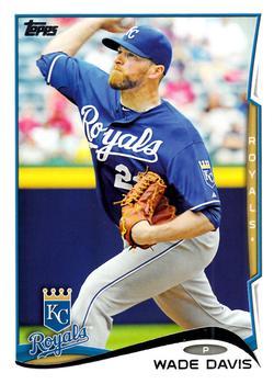 #658 Wade Davis - Kansas City Royals - 2014 Topps Baseball