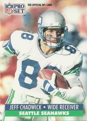 #658 Jeff Chadwick - Seattle Seahawks - 1991 Pro Set Football