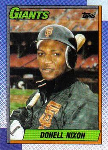 #658 Donell Nixon - San Francisco Giants - 1990 Topps Baseball