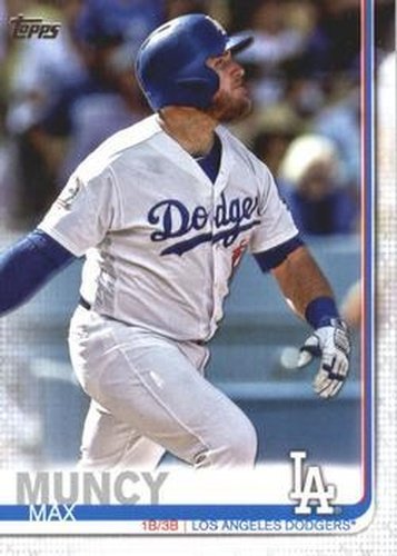 #658a Max Muncy - Los Angeles Dodgers - 2019 Topps Baseball