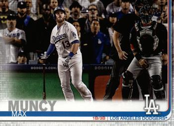 #658b Max Muncy - Los Angeles Dodgers - 2019 Topps Baseball