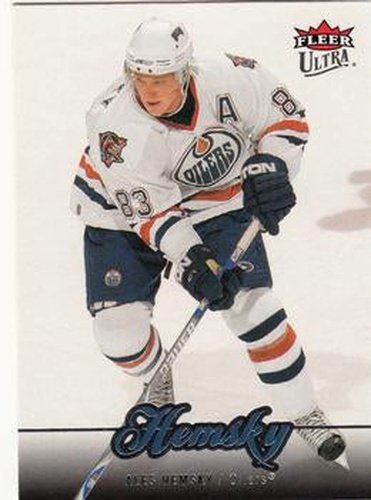 #117 Ales Hemsky - Edmonton Oilers - 2007-08 Ultra Hockey