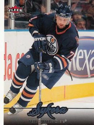 #121 Petr Sykora - Edmonton Oilers - 2007-08 Ultra Hockey