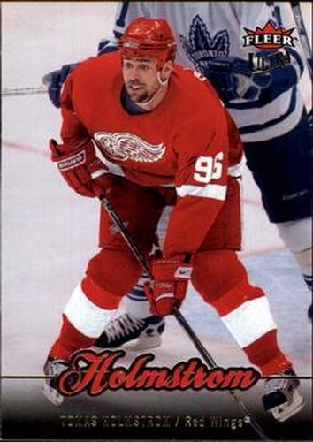 #124 Tomas Holmstrom - Detroit Red Wings - 2007-08 Ultra Hockey