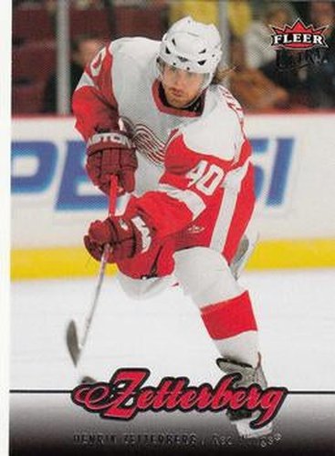 #125 Henrik Zetterberg - Detroit Red Wings - 2007-08 Ultra Hockey