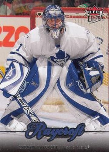 #12 Andrew Raycroft - Toronto Maple Leafs - 2007-08 Ultra Hockey