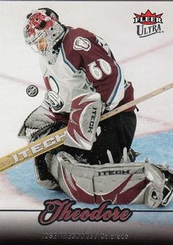 #147 Jose Theodore - Colorado Avalanche - 2007-08 Ultra Hockey