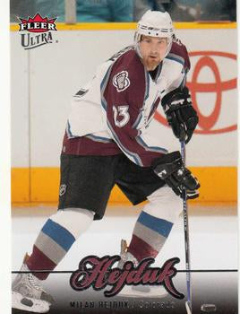 #149 Milan Hejduk - Colorado Avalanche - 2007-08 Ultra Hockey