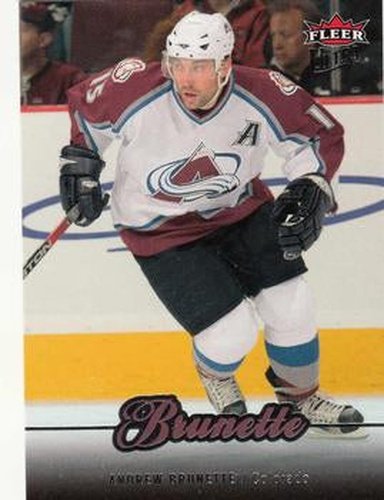 #150 Andrew Brunette - Colorado Avalanche - 2007-08 Ultra Hockey