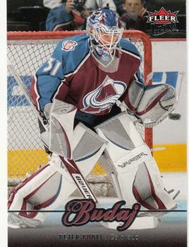 #153 Peter Budaj - Colorado Avalanche - 2007-08 Ultra Hockey