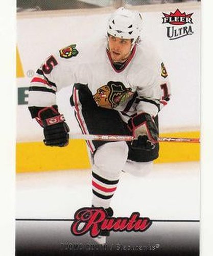 #155 Tuomo Ruutu - Chicago Blackhawks - 2007-08 Ultra Hockey
