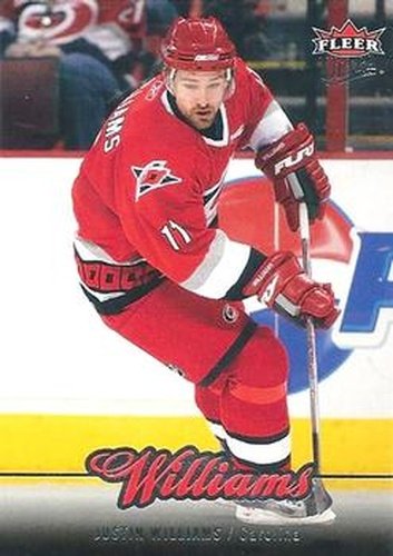 #163 Justin Williams - Carolina Hurricanes - 2007-08 Ultra Hockey