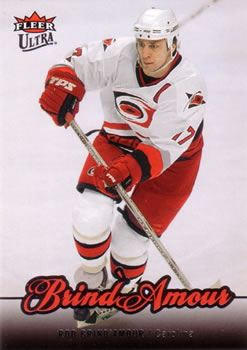 #166 Rod Brind'Amour - Carolina Hurricanes - 2007-08 Ultra Hockey