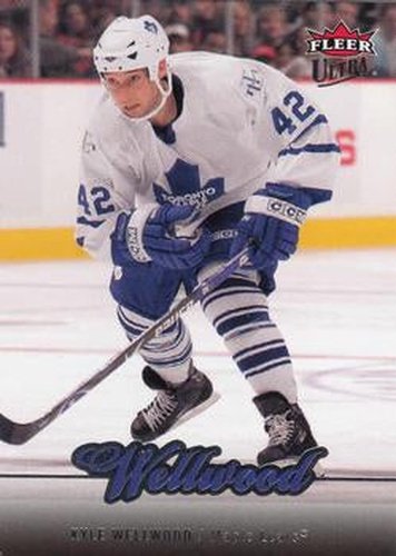 #16 Kyle Wellwood - Toronto Maple Leafs - 2007-08 Ultra Hockey