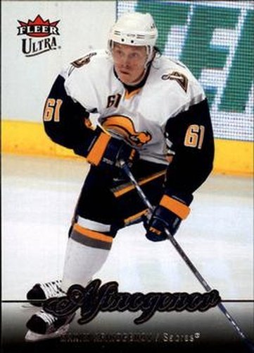 #176 Maxim Afinogenov - Buffalo Sabres - 2007-08 Ultra Hockey