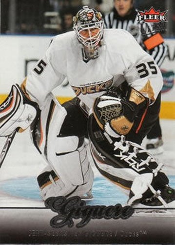 #193 Jean-Sebastien Giguere - Anaheim Ducks - 2007-08 Ultra Hockey
