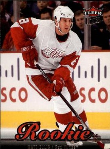 #233 Matt Ellis - Detroit Red Wings - 2007-08 Ultra Hockey
