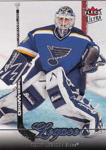 #27 Manny Legace - St. Louis Blues - 2007-08 Ultra Hockey